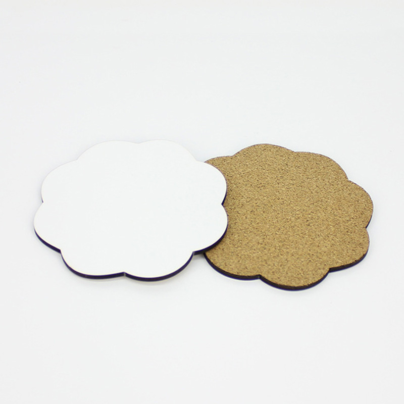 100Pcs/Lot DIY Sublimation Bla - Coaster Sublimation Blank avaliação e preço