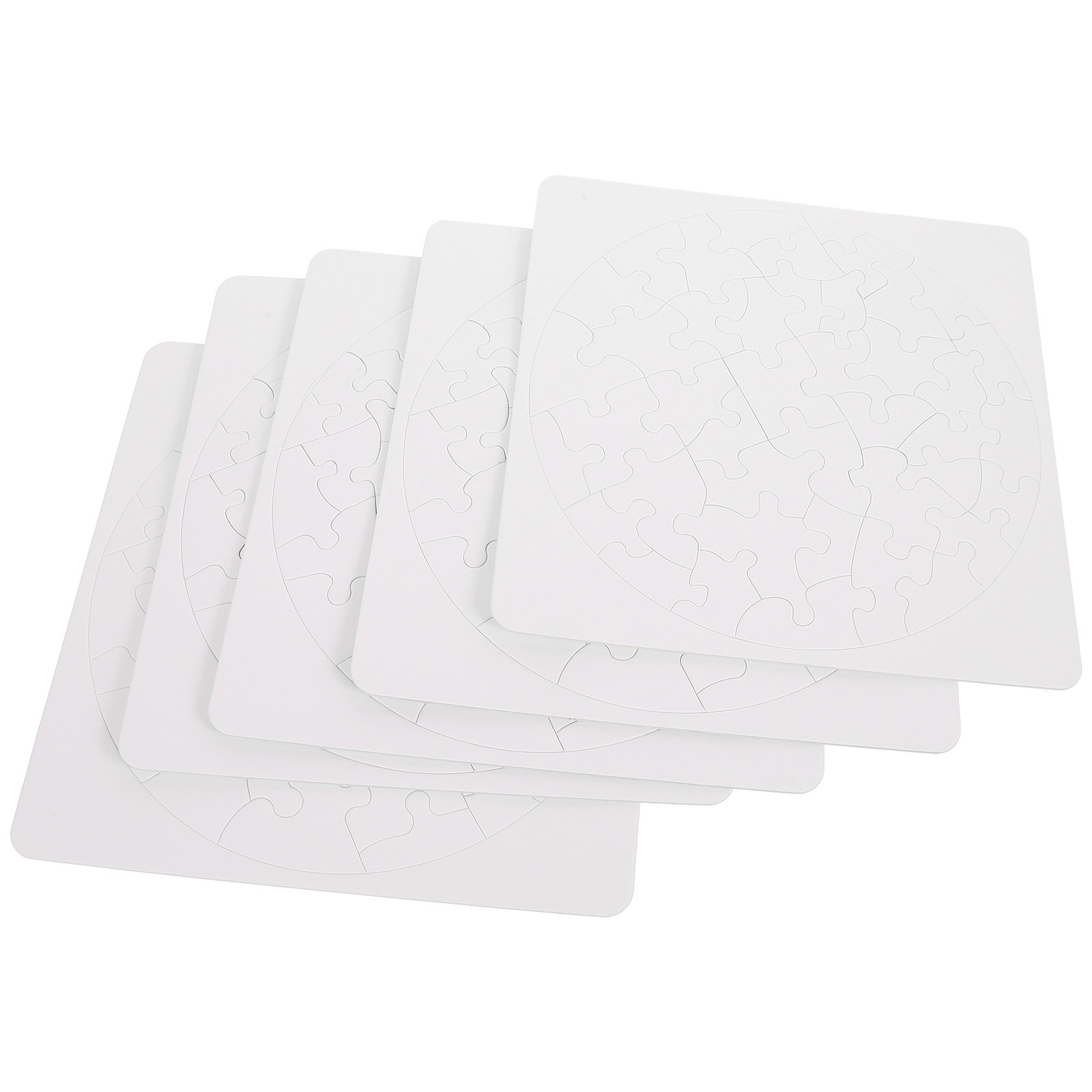 5 Sets Puzzle Sublimation Puzz - Puzzle Blank White avaliação e preço