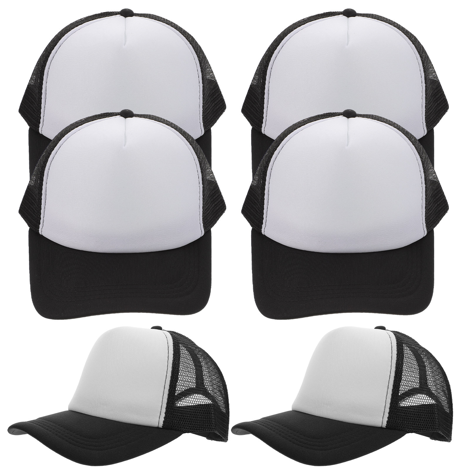 10Pcs Blank Baseball Cap Mesh  - Hat Sublimation Blank avaliação e preço