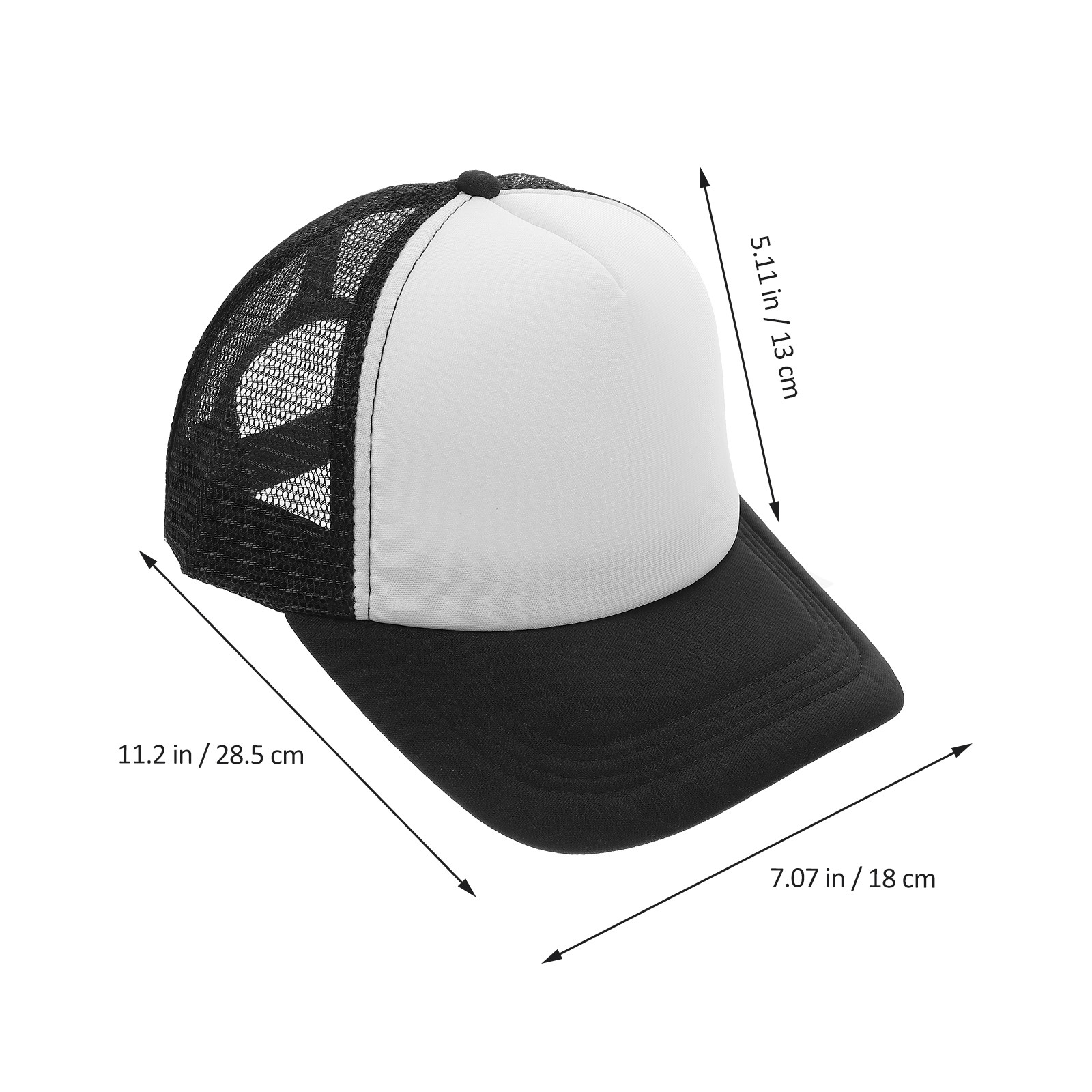 10Pcs Blank Baseball Cap Mesh  - Hat Sublimation Blank avaliação e preço