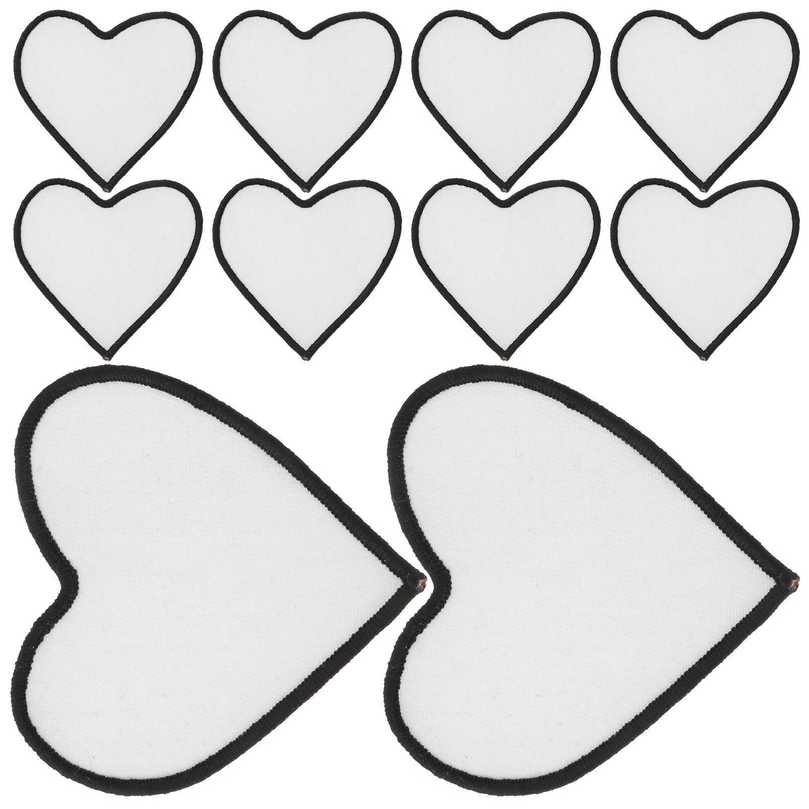 10Pcs Blank Iron-on Patch Heat - Hat Sublimation Blank avaliação e preço
