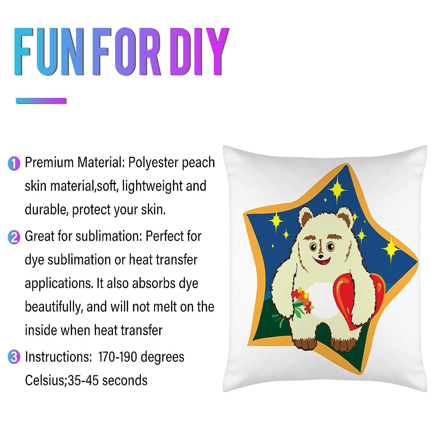 4Pcs Sublimation Blanks Throw  - Pillow Cover Sublimation avaliação e preço