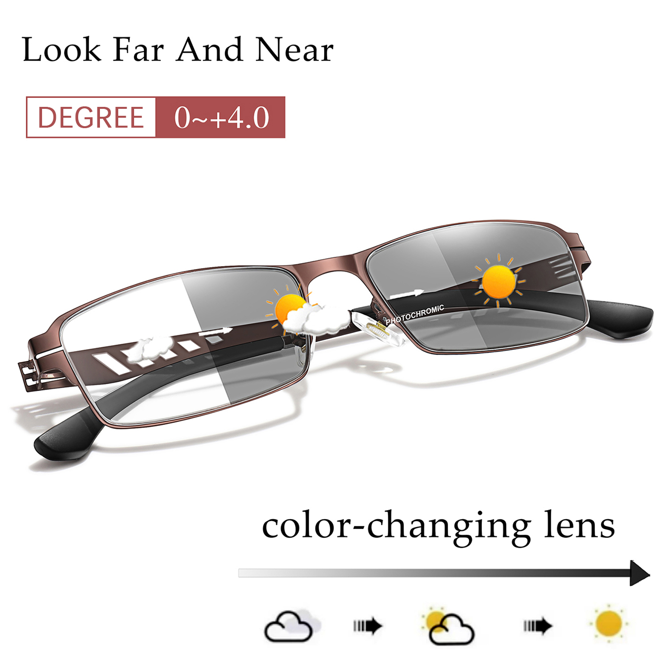 Metal Frame Photochromic Anti- - Metal Photo Panel avaliação e preço