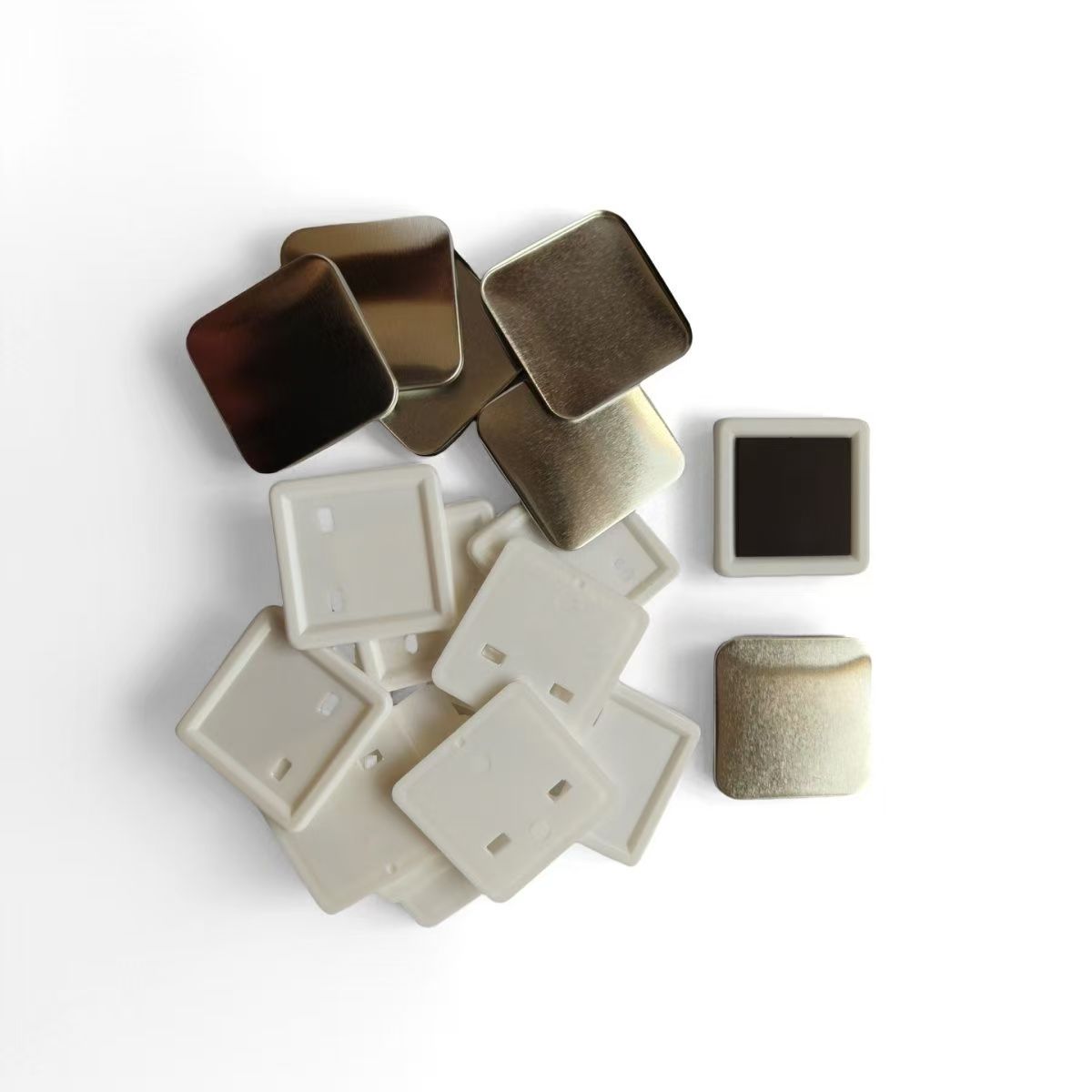100pcs 50*50mm 2inch Square ma - Button Badge Blank avaliação e preço