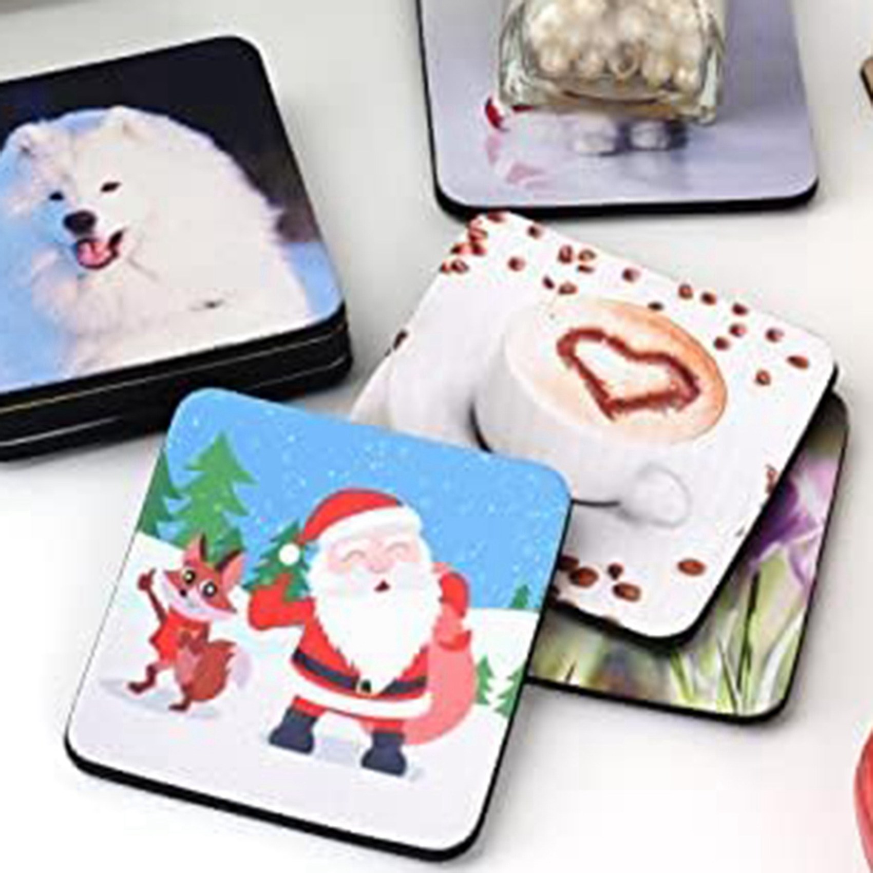 F-F 40PCS Square Sublimation B - Coaster Sublimation Blank avaliação e preço