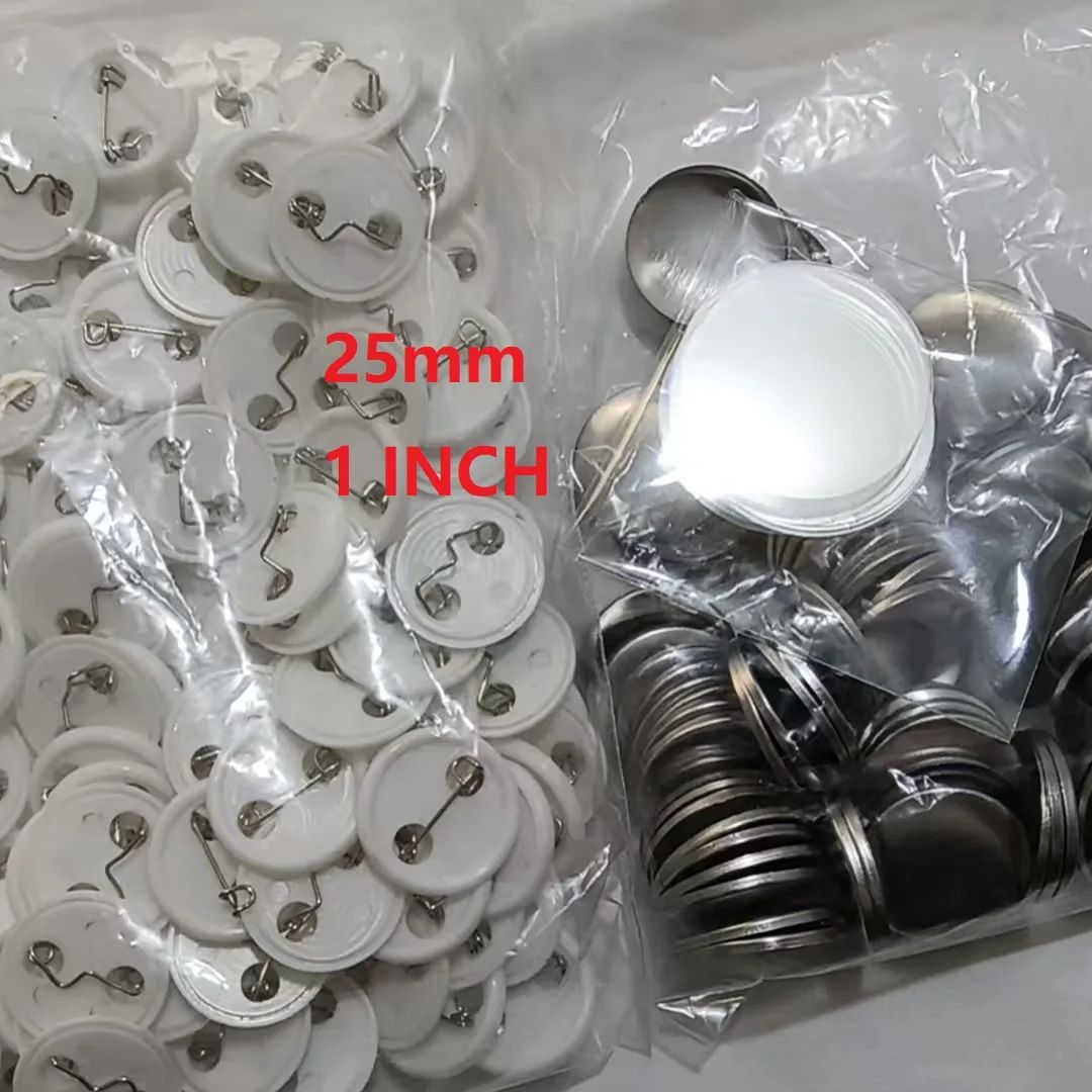 200set 25mm 32mm 37mm 44mm 58m - Button Badge Blank avaliação e preço