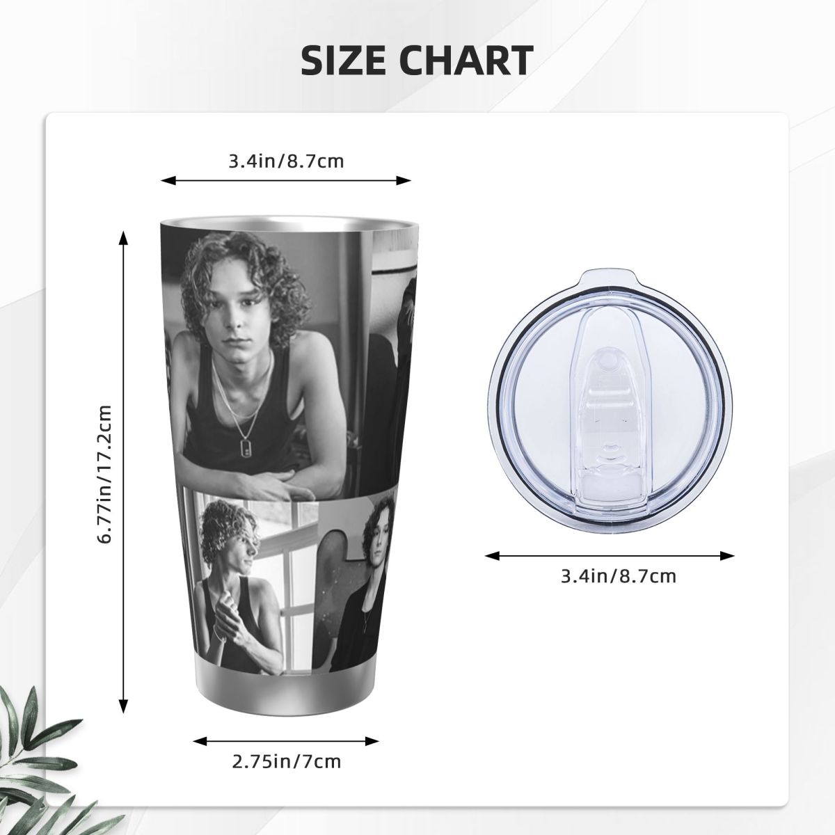 Black And White Mason Thames C - Tumbler 20Oz White avaliação e preço